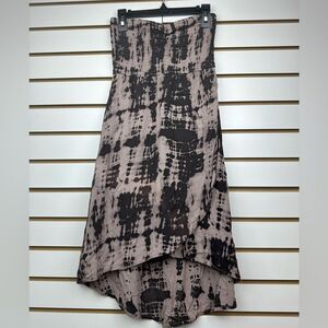 Volcom Strapless Women's Tie-Dyed Brown/Tan Dress Sz XS